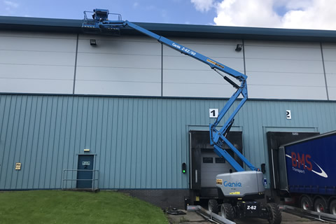 Gutter cleaning of industrial buildings in Glasgow