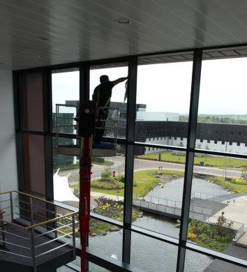 Interior window cleaning in Motherwell